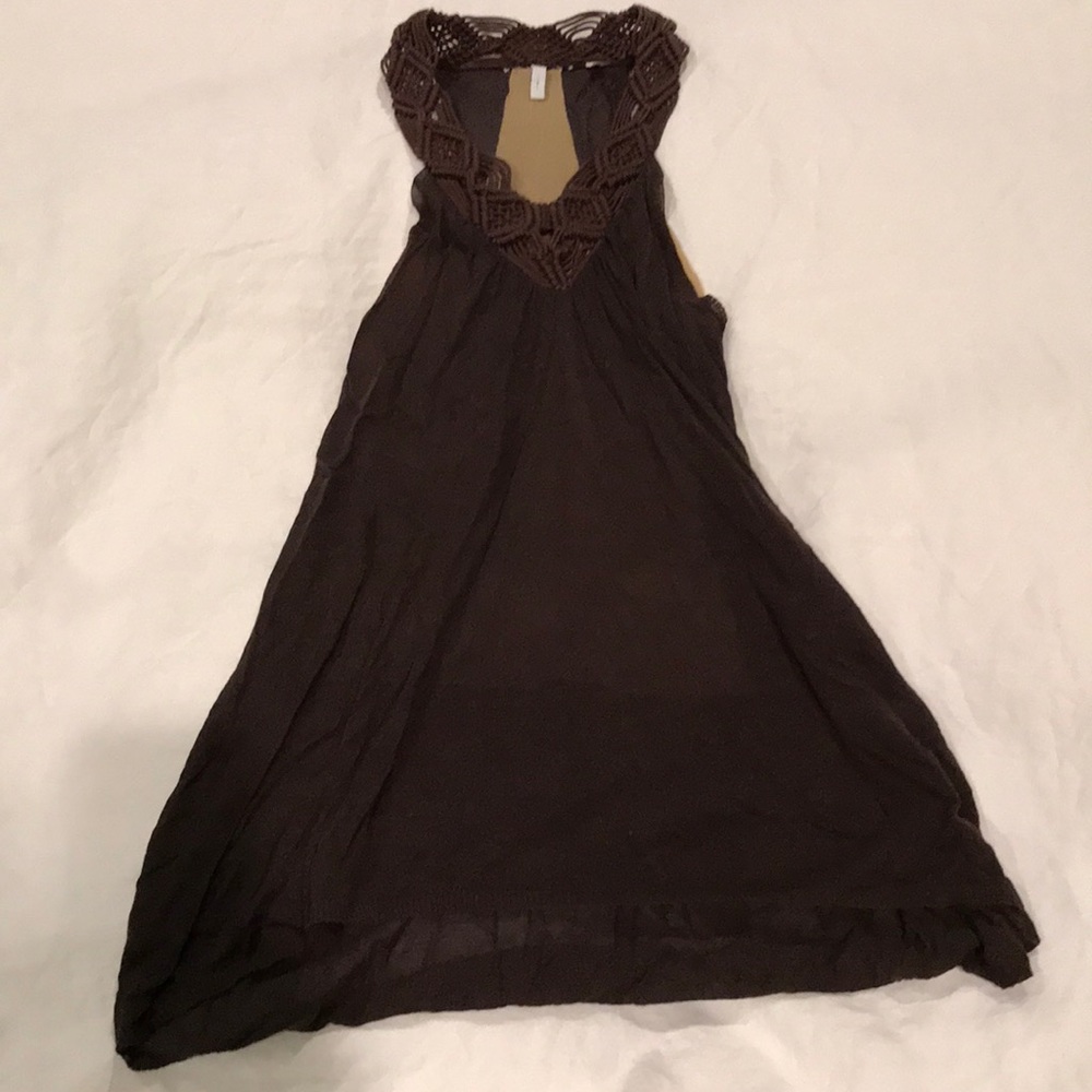 Brown tank top